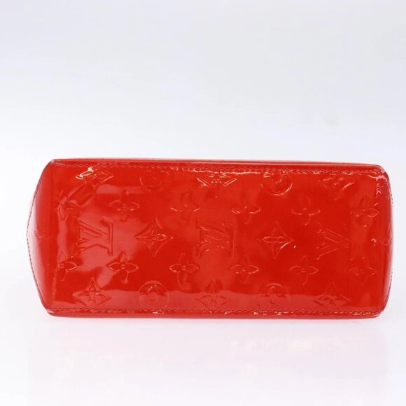 LOUIS VUITTON Monogram Vernis Reade PM Hand Bag Red Rouge M91088 LV Auth ep10371 - Picture 7 of 16